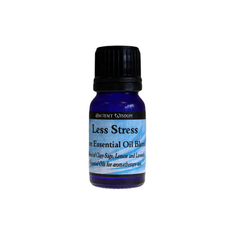 Barreja d'Olis Essencials - Sense Stress - Sàlvia Blanca, Llimona i Lavanda - 10ml-BARREJA D'OLIS ESSENCIALS 10ML-HOSTENATURA