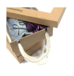 Bolsa de trigo en caja de regalo - Relax Celeste