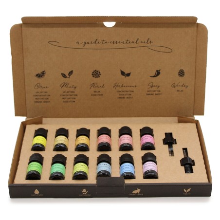 Set de aceites esenciales de aromaterapia - Paquete de inicio - Juego Aromaterapia