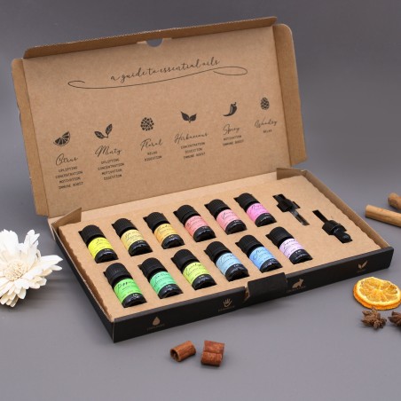Set de aceites esenciales de aromaterapia - Paquete de inicio - Juego Aromaterapia