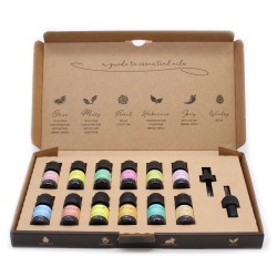 Coffret d’huiles essentielles d’aromathérapie - Top 12 - Coffret d’aromathérapie