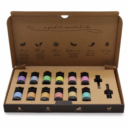 Set de Aceites Esenciales de Aromaterapia - Set de otoño - Juego Aromaterapia