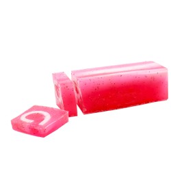 Artisan Soap Bar - Raspberry and Black Pepper - Handmade - 1.3kg