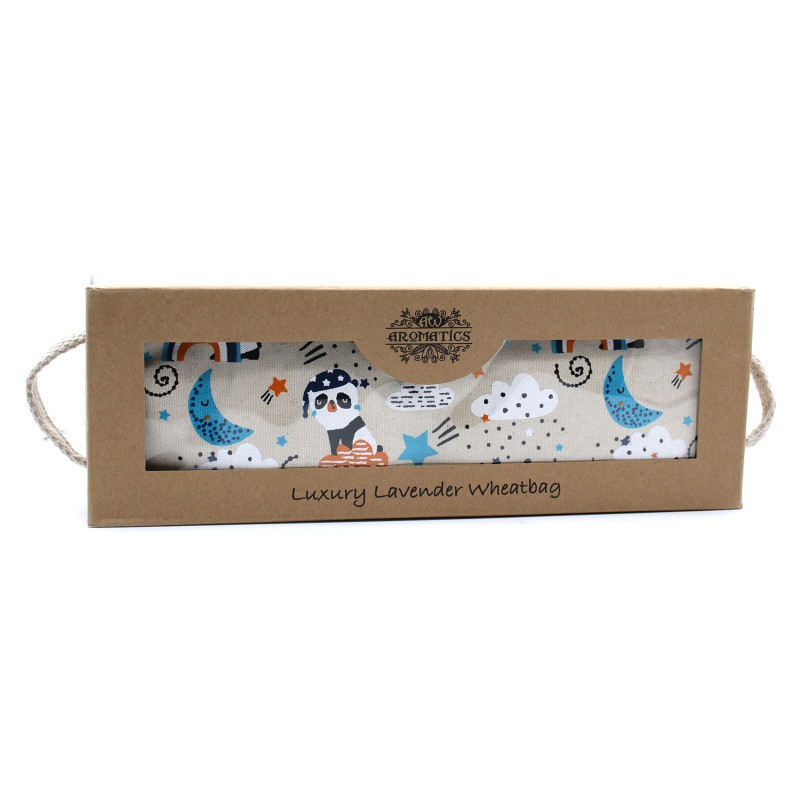 Sachet de blé lavande dans une boîte cadeau - Sleepy Panda-SACS DE BLÉ-HOSTENATURA