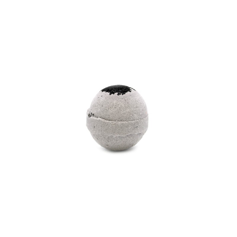 Charcoal Bath Bomb - Sea Salt and Moss - 1 unit-BATH BOMBS-HOSTENATURA