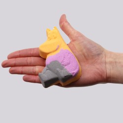 Fun Bath Bomb - Hippopotamus - Citrus - 85g