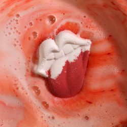 Fun Bath Bomb - Lippen - Framboos en Granaatappel - 60g