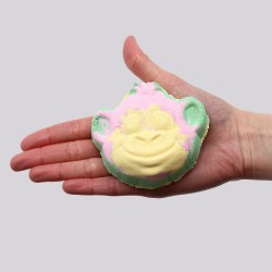 Fun Bath Bomb - Affe - Guave und Erdbeere - 90g