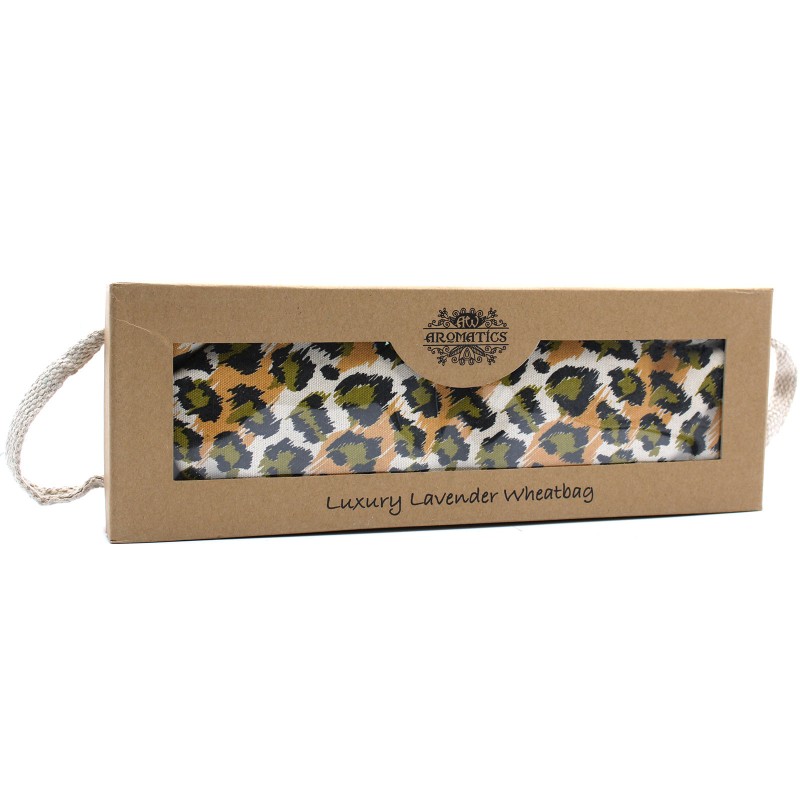 Borsa di grano alla lavanda in confezione regalo - Leopardo notturno-SACCHI DI GRANO-HOSTENATURA