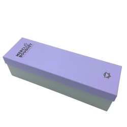 Lange Box - Baby Blessings - Blau - Seife Blumenstrauß - 28x8x8,5cm