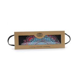 Bolsa de trigo de lavanda de lujo en caja de regalo - Mandala