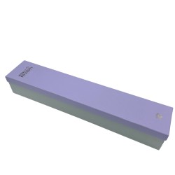 Caixa Extra Longa - Rosa Lavanda e Caravel - Ramo de Flores de Xabón - 50x8x9.5cm