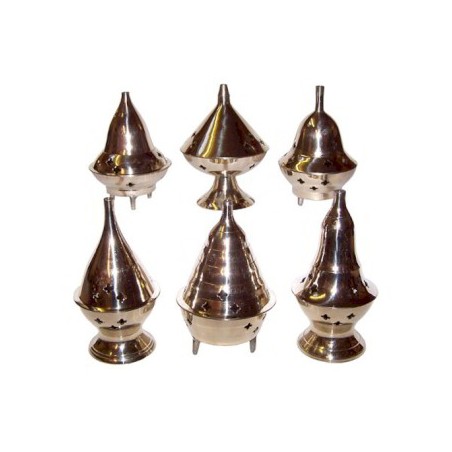 4" Messing Räucherstäbchen Brenner - 1 Einheit - Zufälliges Design