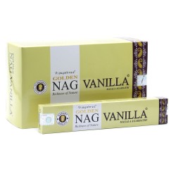 Encens Golden Nag - Vainilla Daurada - Capseta de 15gr.