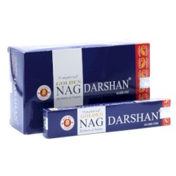 Golden Nag Incense - Darshan Incense - 15gr box.