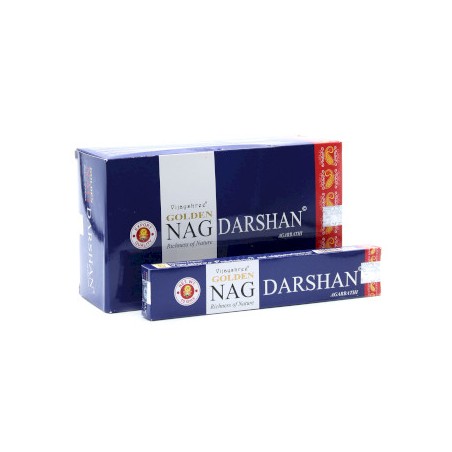 Incienso Golden Nag - Incienso Darshan - Cajita de 15gr.