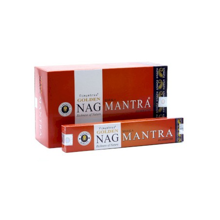 Incienso Golden Nag - Incienso Mantra - Cajita de 15gr.