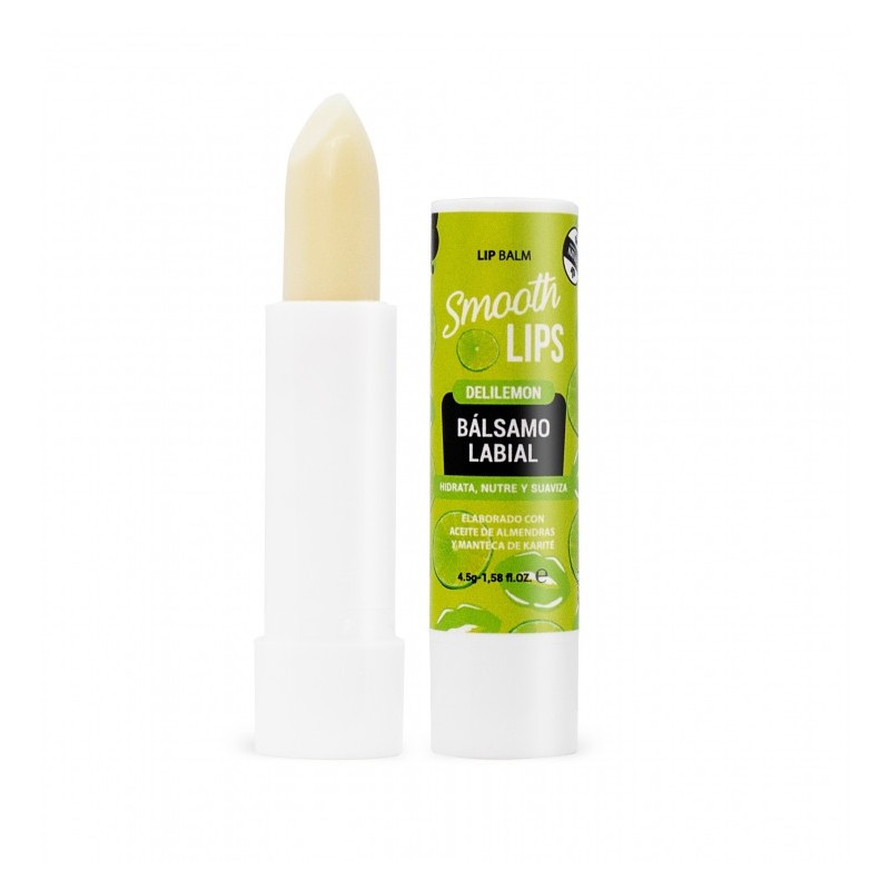 BÀLSAM LABIAL NATURAL DELILEMON - LLIMONA - OLI D'AMETLLES I MANTECA DE KARITÈ - SMOOTH LIPS-BASSEM LABIALS-HOSTENATURA