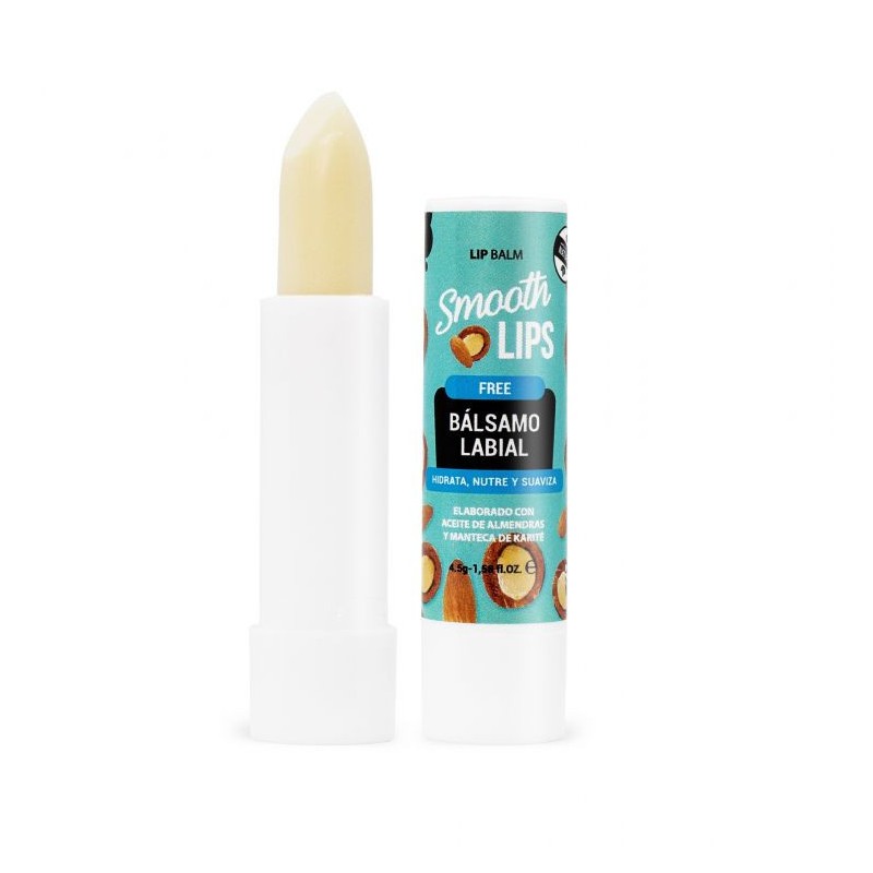 NATURAL FREE LIP BALM - NEUTRAL - ALMOND OIL AND SHEA BUTTER - SMOOTH LIPS-LIP BALMS-HOSTENATURA