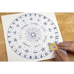 OUIJA PROFESIONALĂ ŞAPTE CERCURI (Cu dublă faţă)