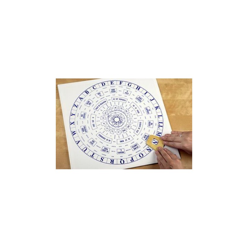 OUIJA PROFESIONALĂ ŞAPTE CERCURI (Cu dublă faţă)-RITUALURI ȘI Vrăji-HOSTENATURA