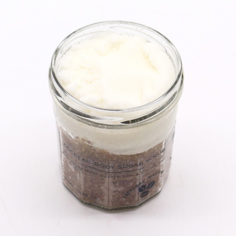 Geurende Sugar Body Scrub - Espresso Martini 300g - Handgemaakt-SUIKER SCRUB EXFOLIANTEN-HOSTENATURA