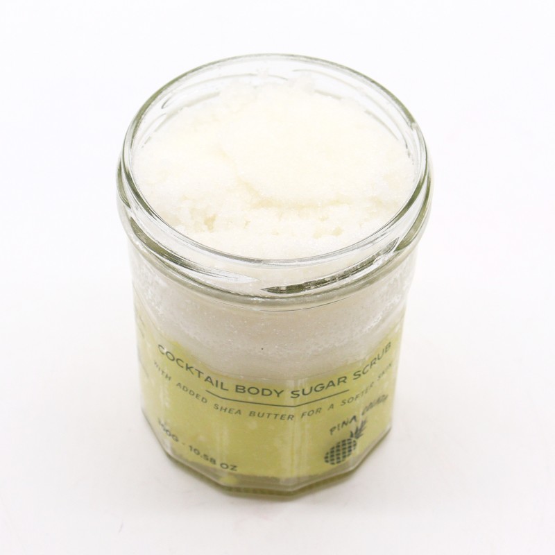 Gommage corporel au sucre parfumé - Piña Colada 300g - Fait main-EXFOLIANTS EXFOLIANTS AU SUCRE-HOSTENATURA