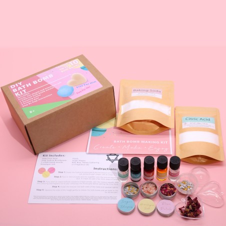 Kit para hacer Bombas de Baño - Aleación y satén