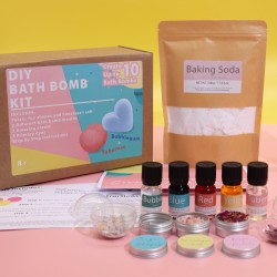 Kit de fabricación de bombas de baño - rosa e chicle