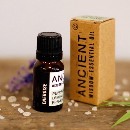 Mezcla Aceites Esenciales - Caja - Energizante - Menta, Incienso y Limon - 10ml  - 4