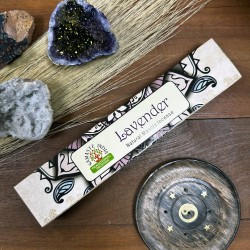 Incenso Namaste Mandala Masala - Lavanda - Agarbathi Indiano Tradicional - Feito à Mão