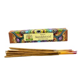 Incenso Namaste Mandala Masala - Sândalo - Agarbathi Indiano Tradicional - Feito à mão