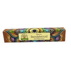 Namaste Mandala Masala Incense - Sandalwood - Traditional Indian Agarbathi - Handmade