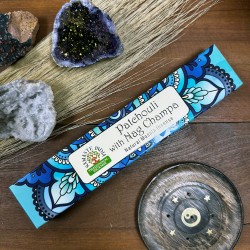 Namaste Mandala Masala Incense - Patchouli and Nag Champa - Traditional Indian Agarbathi - Handmade