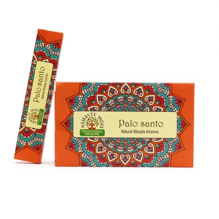 Incienso Namaste Mandala Masala - Palo Santo - Tradicional de India Agarbathi - Hecho a Mano