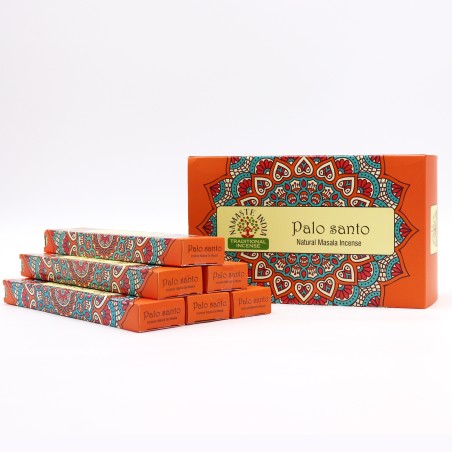 Incenso Namaste Mandala Masala - Palo Santo - Agarbathi Indiano Tradicional - Feito à Mão