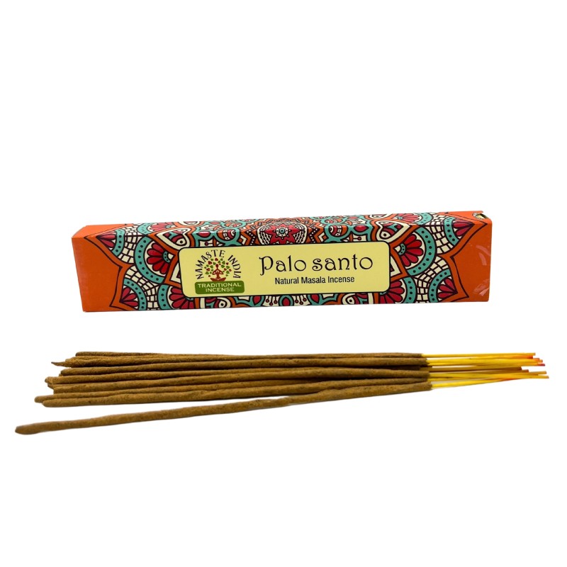 Encens Namaste Mandala Masala - Palo Santo - Agarbathi traditionnel indien - Fait à la main-ENCENS NATUREL NAMASTE INDE-HOSTENATURA