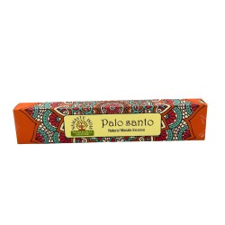 Incenso Namaste Mandala Masala - Palo Santo - Agarbathi Indiano Tradicional - Feito à Mão