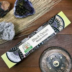 Encens Namaste Mandala Masala - Opium Noir - Agarbathi Indien Traditionnel - Fait Main