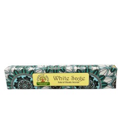 Namaste Mandala Masala Incense - White Sage - Traditional Indian Agarbathi - Handmade