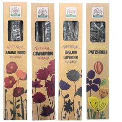 Natural Botanical Incense Kit Masala - Traditional Indian Incense Namaste - 8 assorted boxes