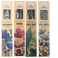 Natural Botanical Incense Kit Masala - Traditional Indian Incense Namaste - 8 assorted boxes