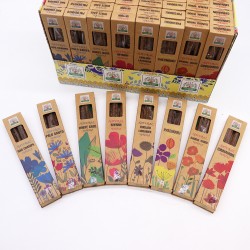 Natural Botanical Incense Kit Masala - Traditional Indian Incense Namaste - 8 assorted boxes