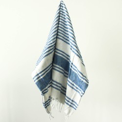 Hamam Spahanddoek - Oceaanblauw - 90x170cm