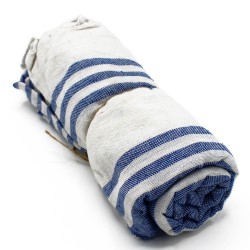 Hammam Spa Towel - Ocean Blue - 90x170cm