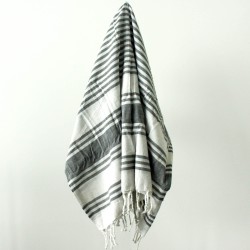 Hamman Spahanddoek - Houtskool - 90x170cm