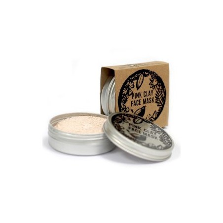 Mascarilla Facial Natural - Arcilla Rosa 50g
