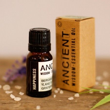 Mezcla Aceites Esenciales - Caja - Felicidad - Bergamota, Ylang Ylang y Pomelo - 10ml  - 4