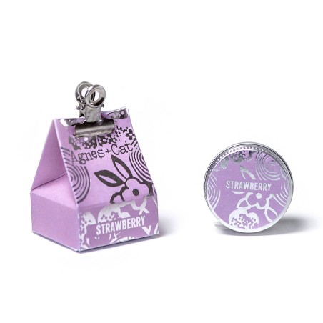 Bálsamo Labial - Fresa - Agnes+Cat - Sin Parabenos - Sin Vaselina