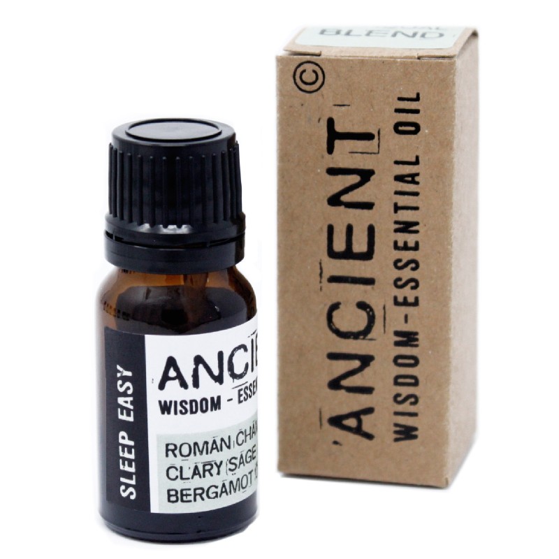 Essential Oil Blend - Box - Sleep Peacefully - Roman Chamomile, Sage and Bergamot - 10ml-ESSENTIAL OIL BLEND 10ML-HOSTENATURA